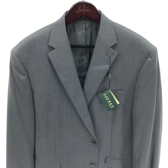 LAUREN RALPH LAUREN 48L 100% Wool 2 Button Blazer